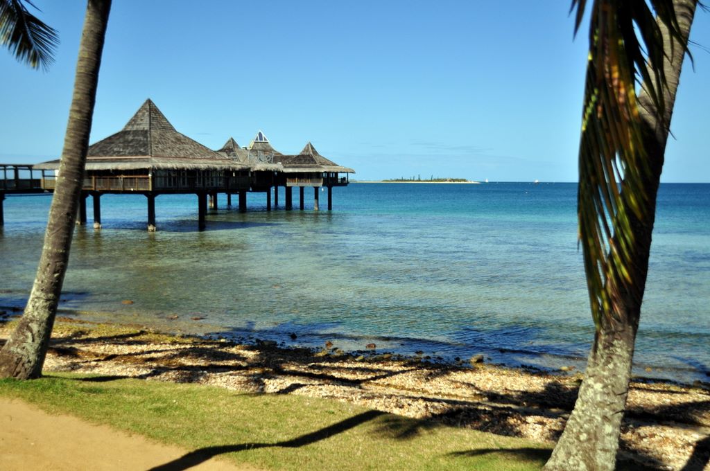 Der Strand von Anse Vata in Nouméa