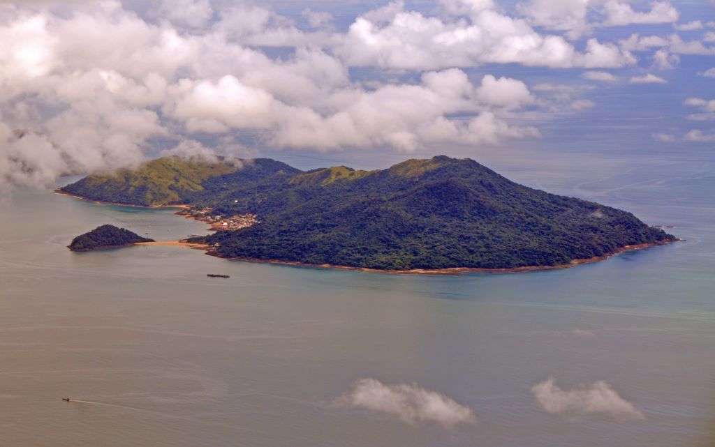 Eine Insel vor Panama