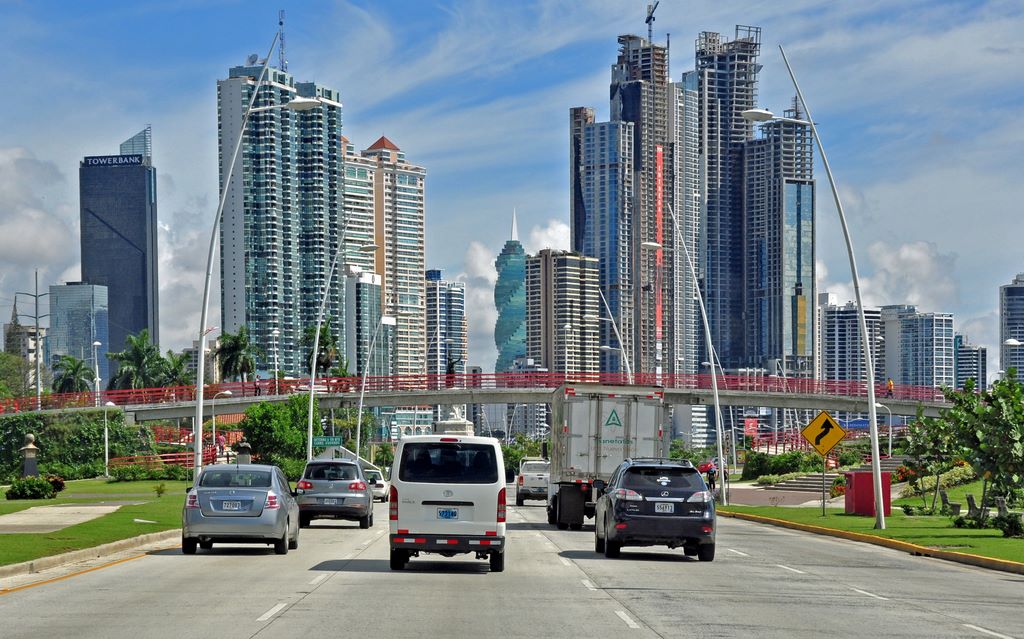 Die Skyline von Panama City