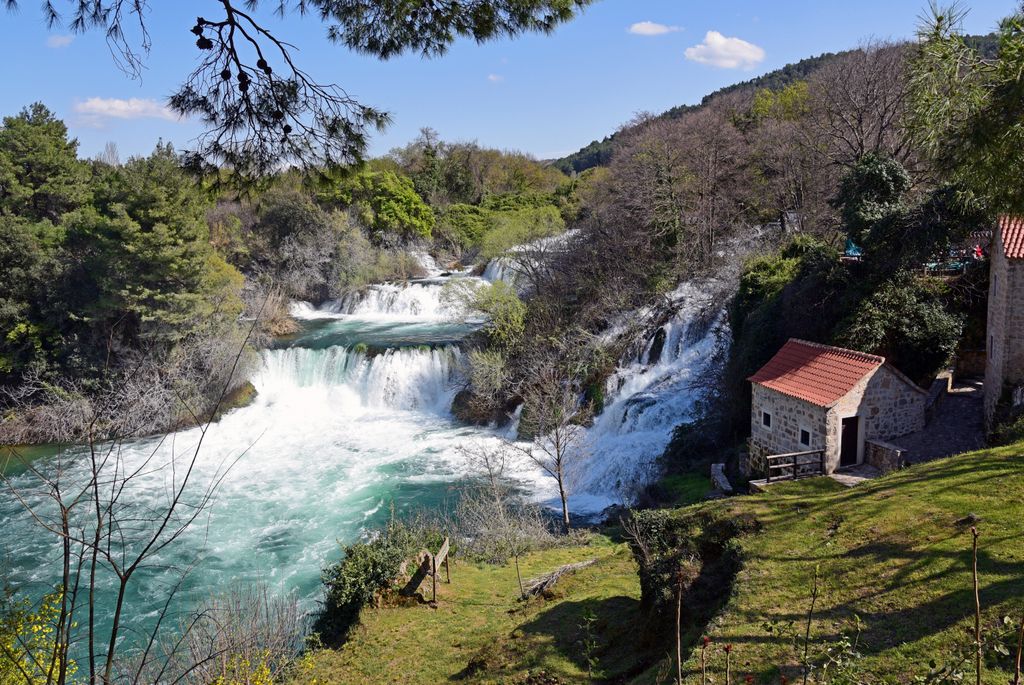 Bild: Die Krka Wasserfälle