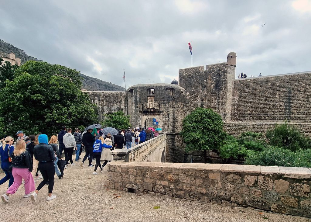 Touristen in Dubrovnik