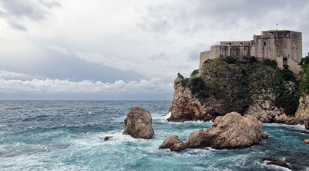 Blick auf die Festung Lovrijenac in Dubrovnik