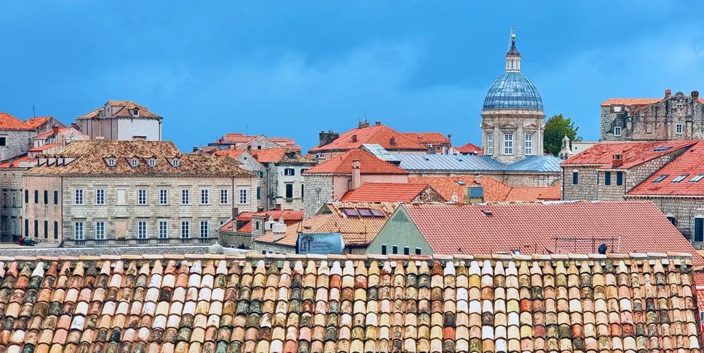 Das Dächermeer der Altstadt von Dubrovnik