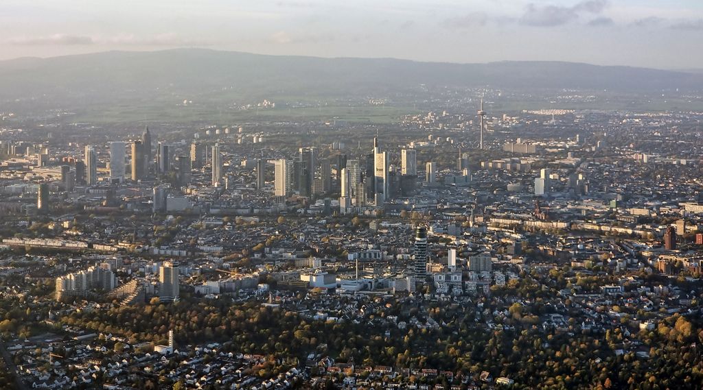 Ausblick auf Frankfurt am Main