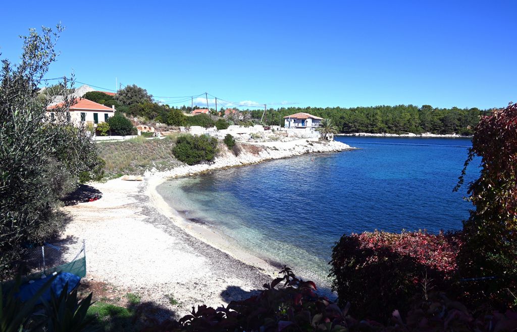 Strandszene in Fiskardo 