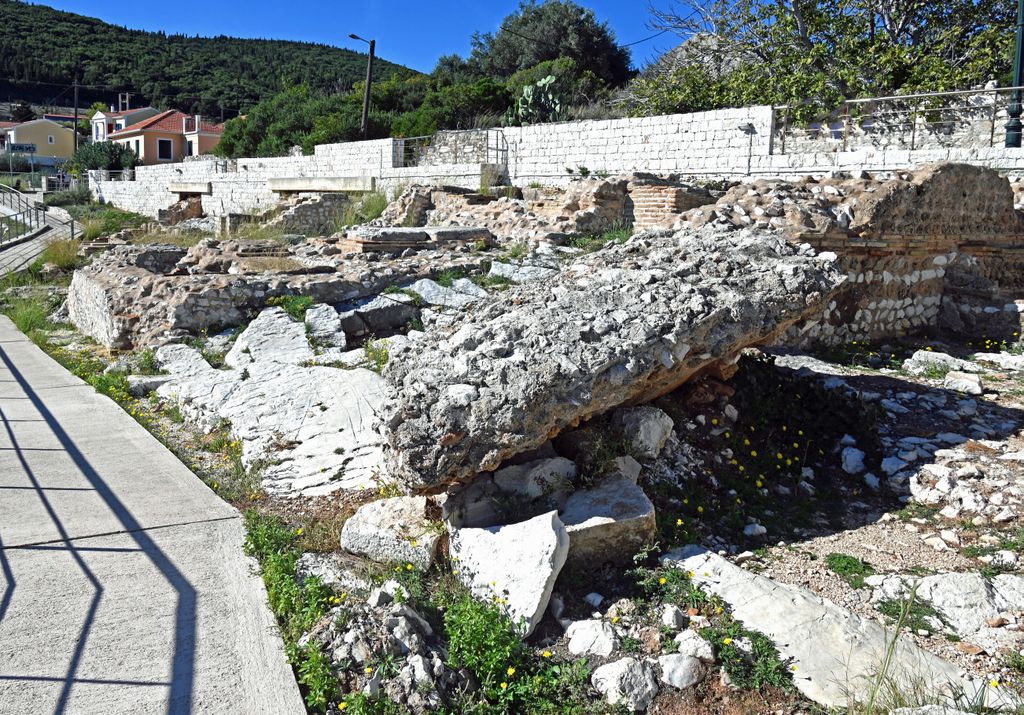 Der römische Friedhof in Fiskardo