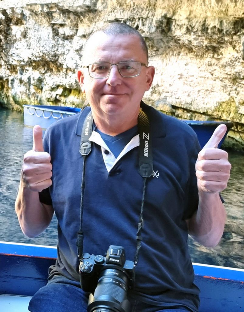 Ein zufriedener Gast in der Melissan-Höhle