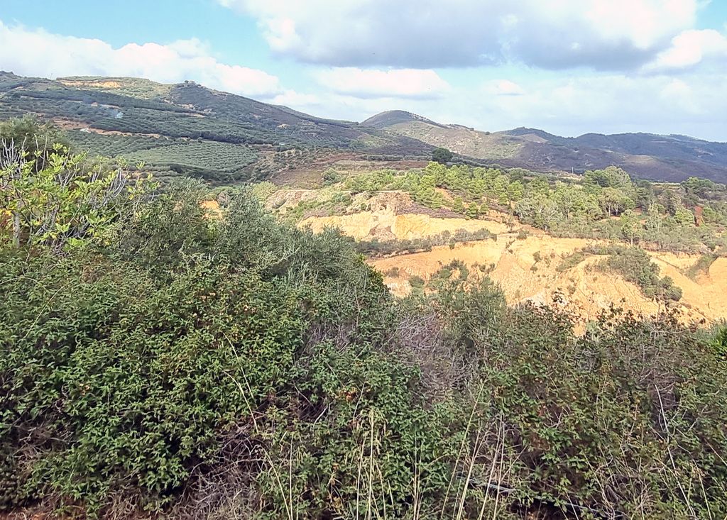 Blick auf die Lefka Ori Berge auf Kreta