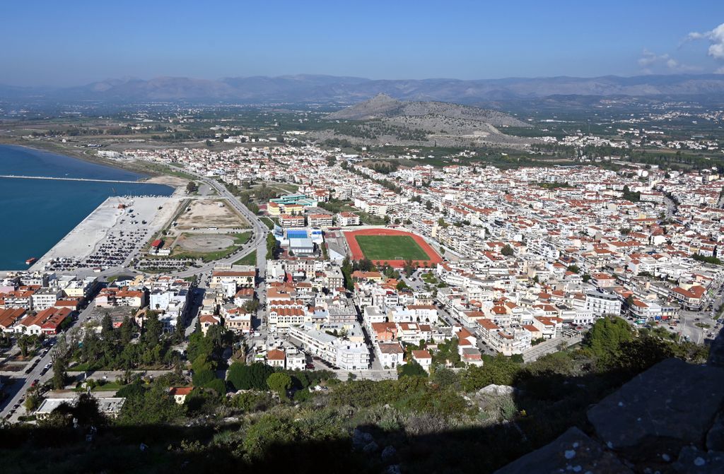 Fernblick auf Nafplio