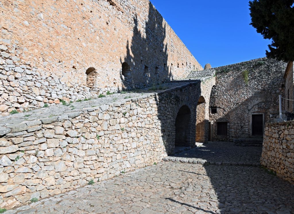 Auf der Festung Palamidi in Nafplio