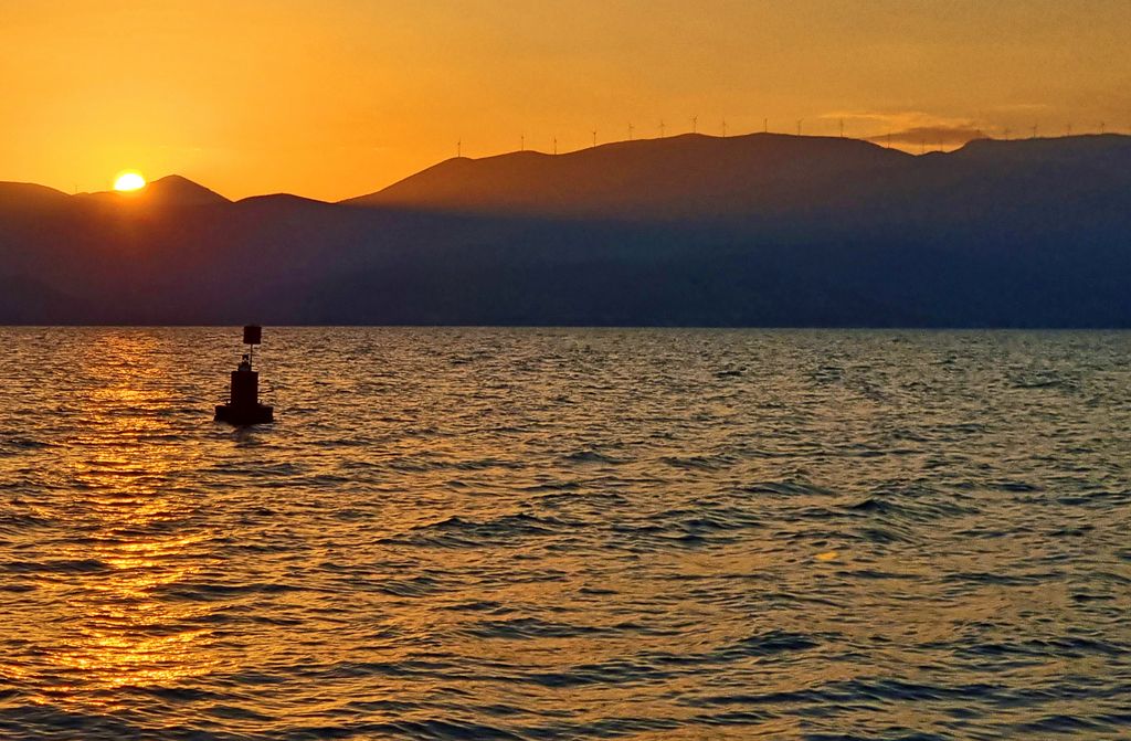 Sonnenuntergang in Nafplio