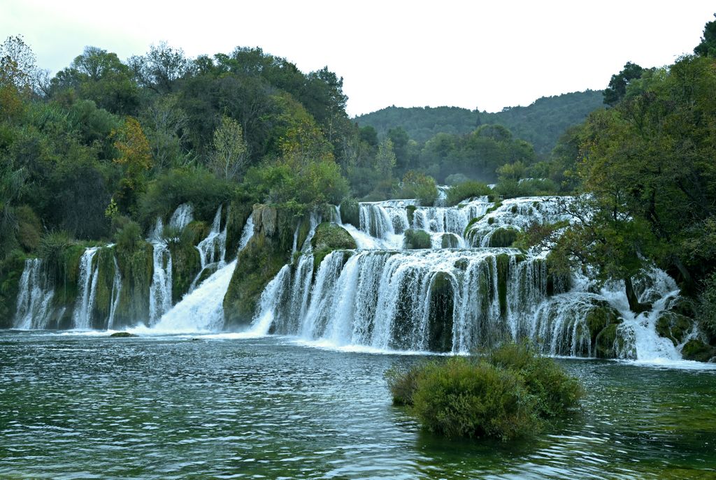 Ein Drehort für Winnetou-Filme, die Krka-Wasserfälle in Kroatien