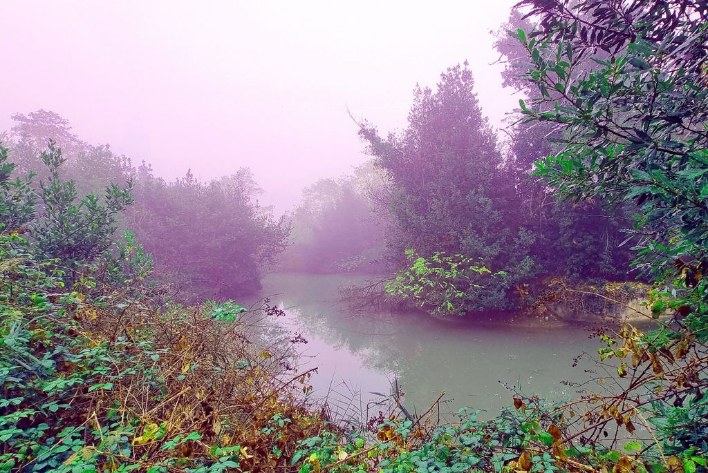 Ein See im San Giuliano Park in Mestre