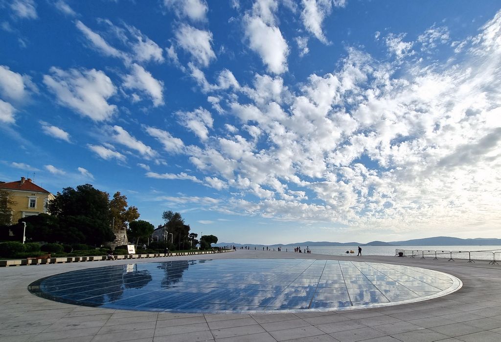 Der Gruß an die Sonne in Zadar