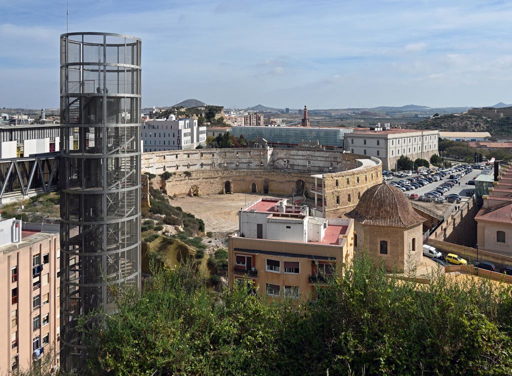 Die alte Stierkampfarena in Cartagena