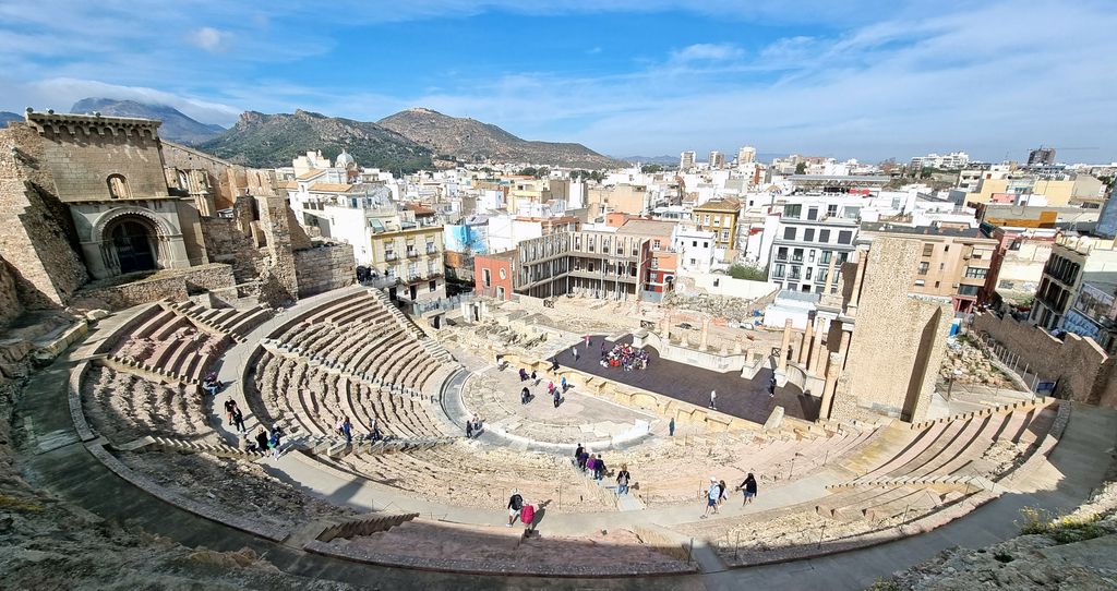 Das Teatro Romano de Cartagena in Cartagena