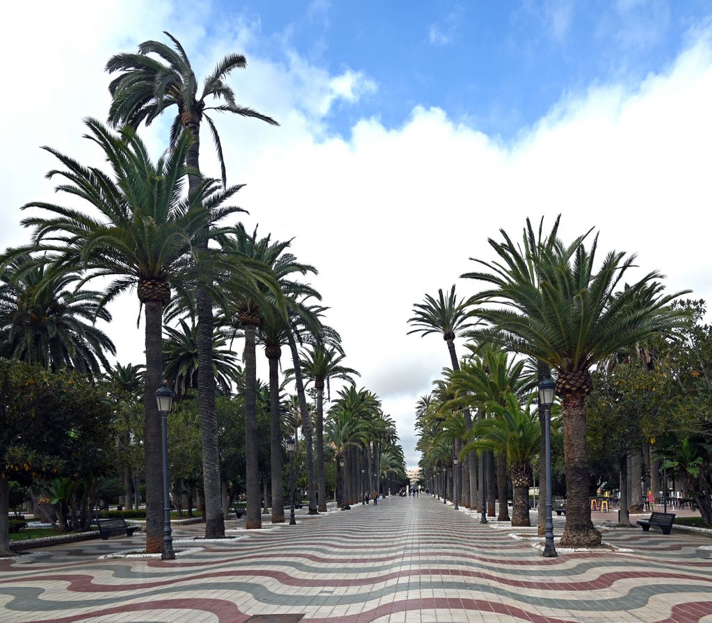 Der Hernandez Park in Melilla