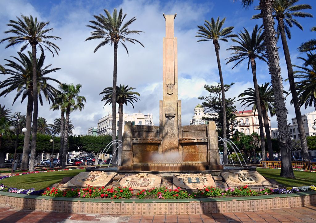 Der Plaza de España in Melilla