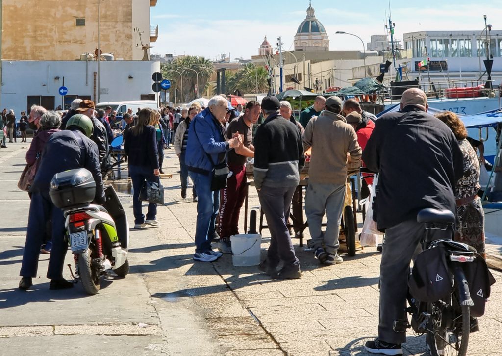 Der Fischmarkt in Trapani