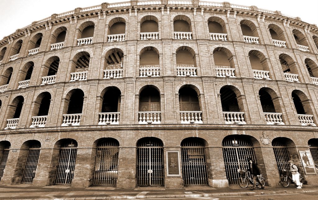 Die Stierkampfarena von Valencia