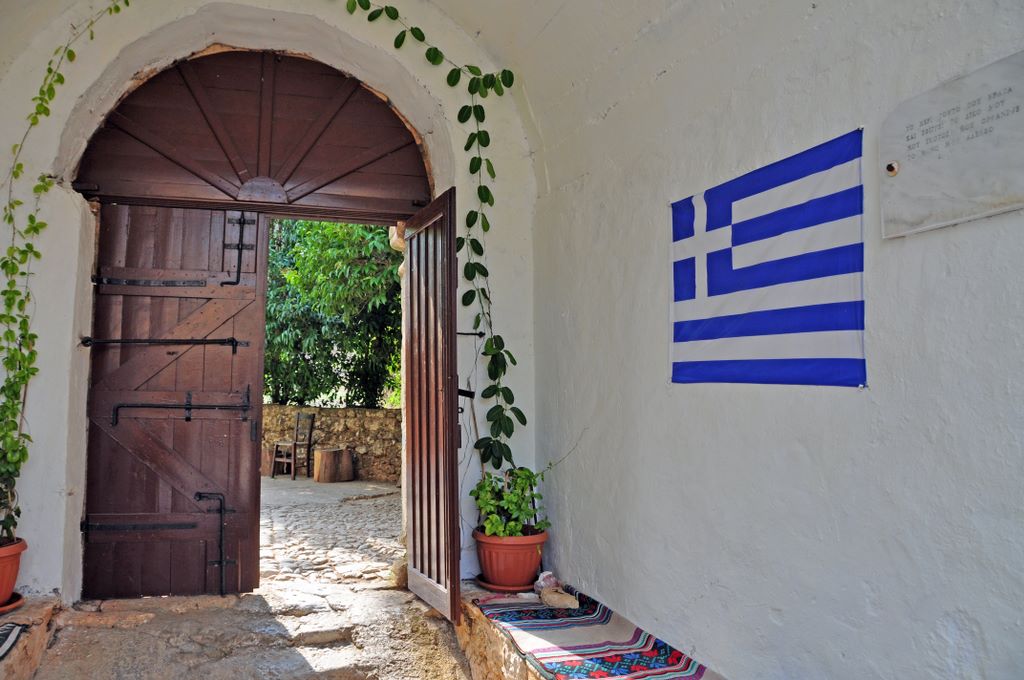 Ein Kloster auf Zakynthos