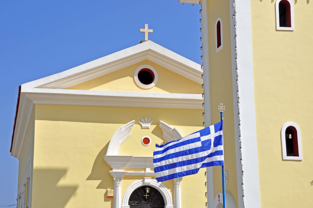 In Zante, die Haupstadt von Zakynthos