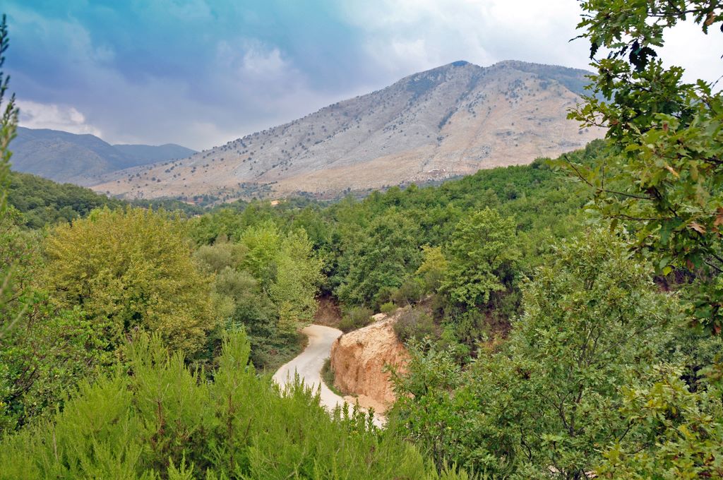 Landschaft im Süden von Albanien