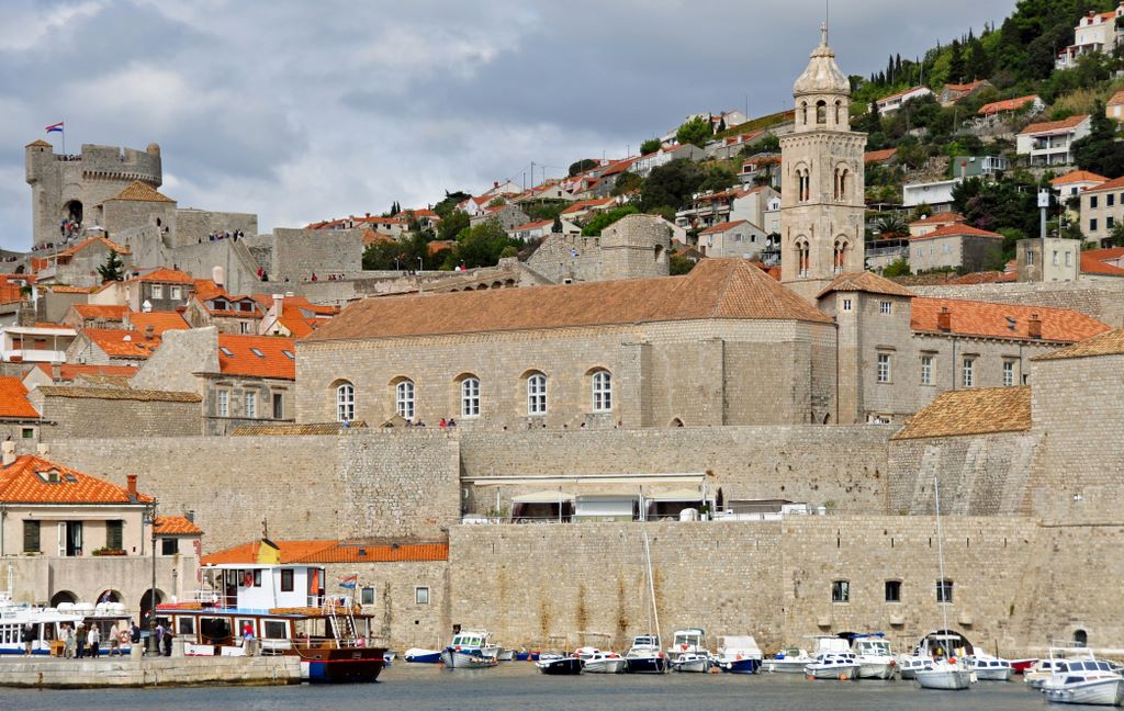 Blick auf Dubrovnik, Kroatien