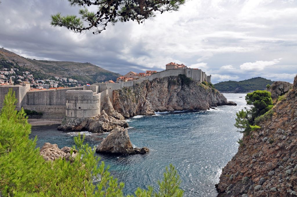 Blick auf Dubrovnik, Kroatien