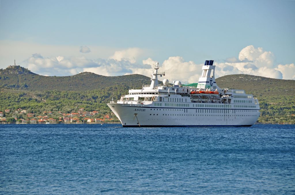 Die MS Astor in Kroatien