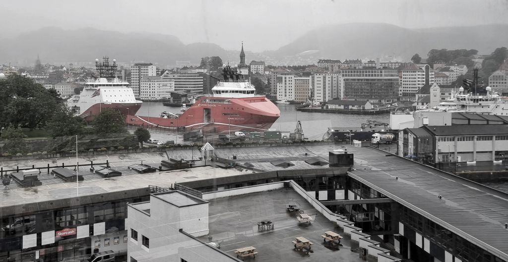 Bergen bei Regen