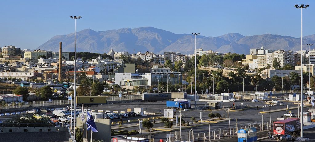 Ausblick auf Heraklion auf Kreta