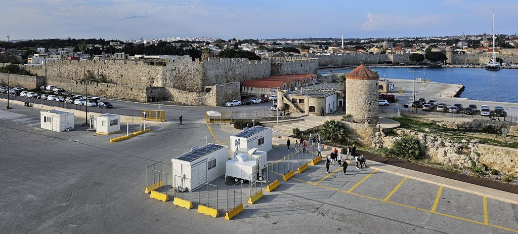 Ausblick auf Rhodos (Stadt) auf Rhodos