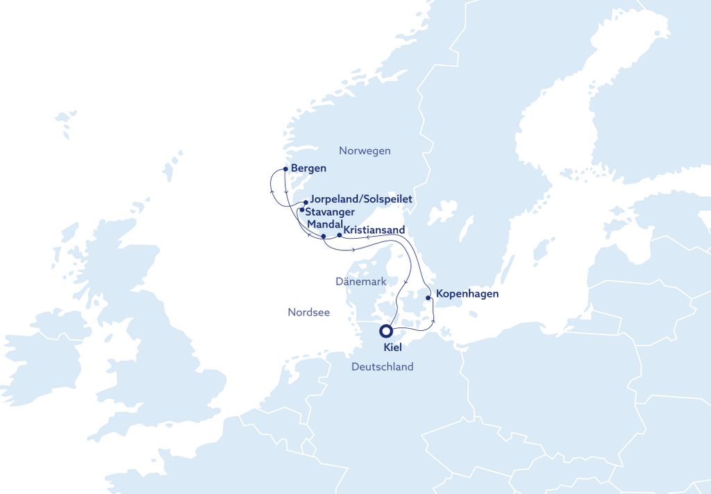 Die Nordsee-Route der VASCO DA GAMA