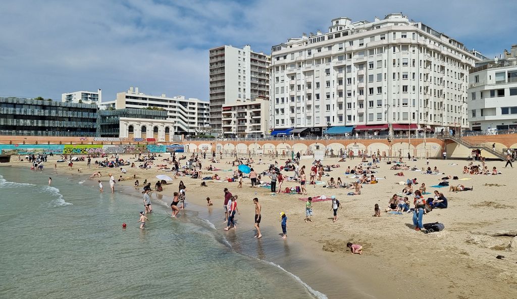 Der Stadtstrand Plage des Catalans in Marseille