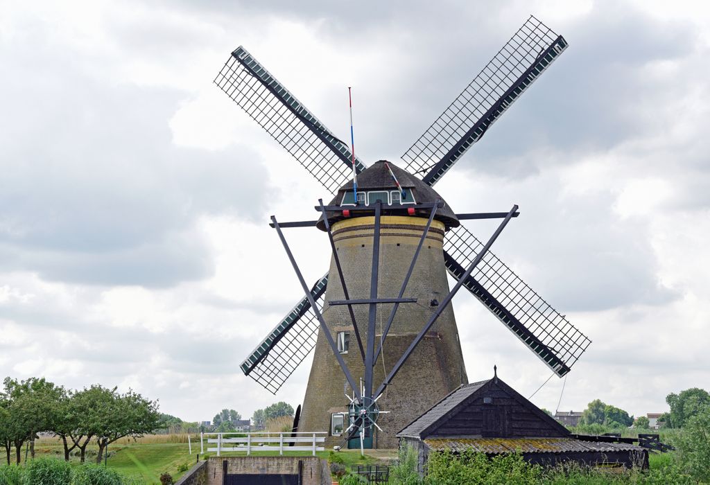 Die Windmühlen von Kinderdijk