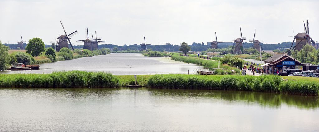 Die Windmühlen von Kinderdijk