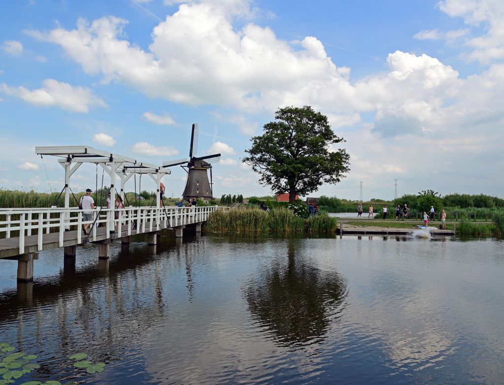 Die Windmühlen von Kinderdijk