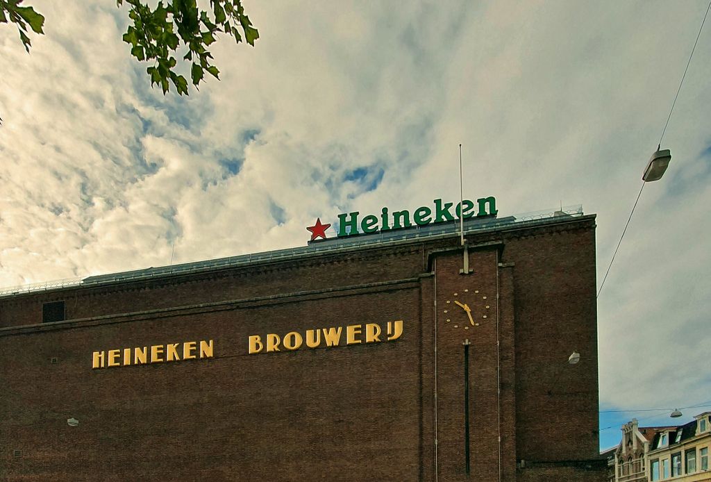 Die alte Heineken Brauerei in Amsterdam