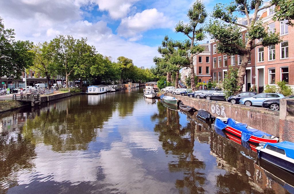 In den Straßen und Grachten von Amsterdam