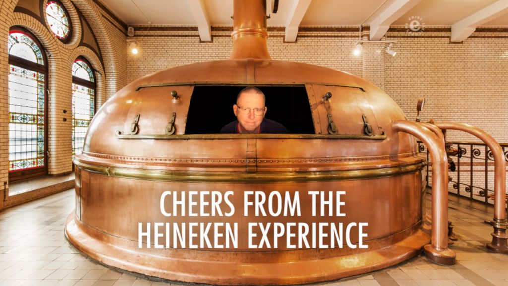 Zinni in der Heineken Experience in Amsterdam