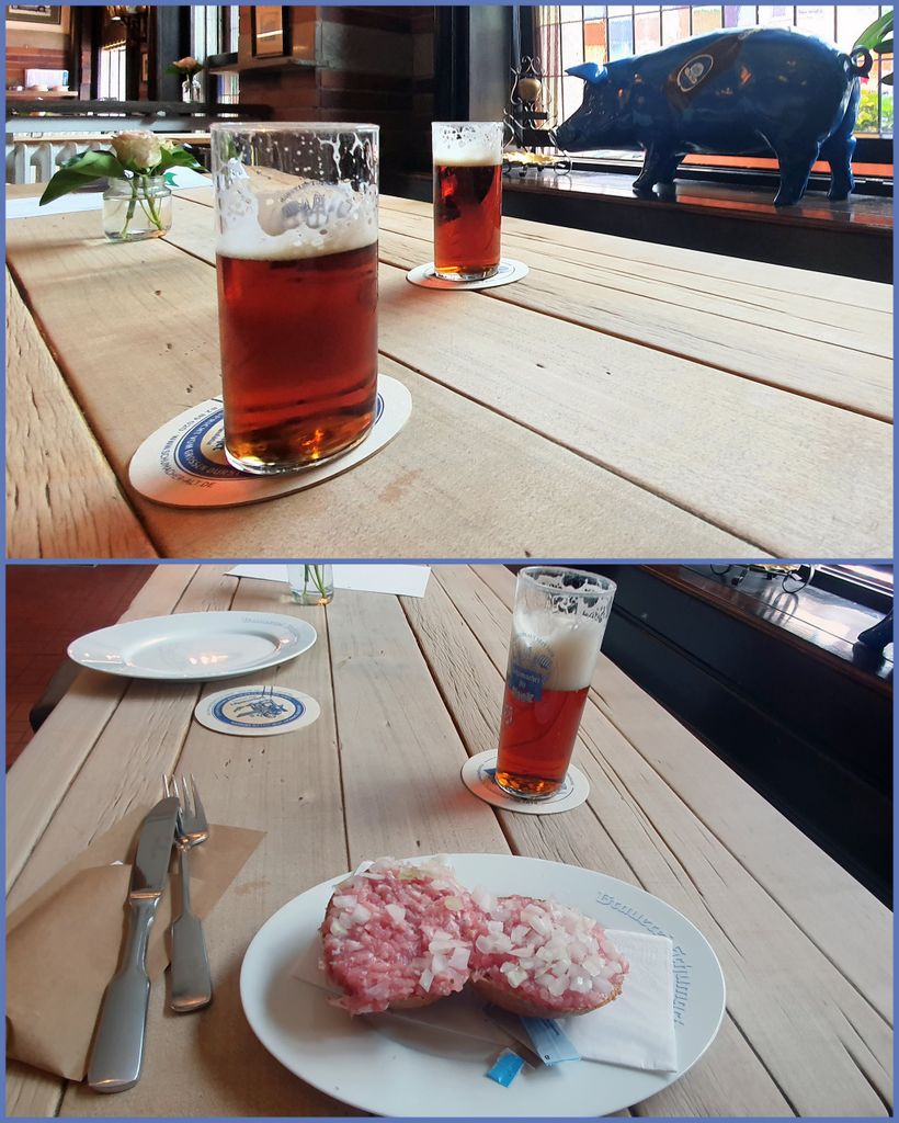 Altbier und Mett bei Schumacher in Düsseldorf