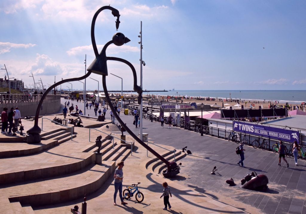 Am Strand von Scheveningen