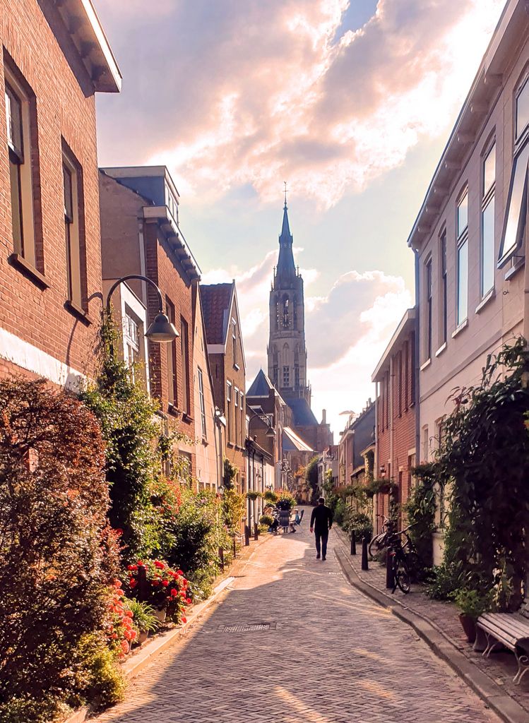 Auf dem Weg zur 'Nieuwe Kerk' in Delft