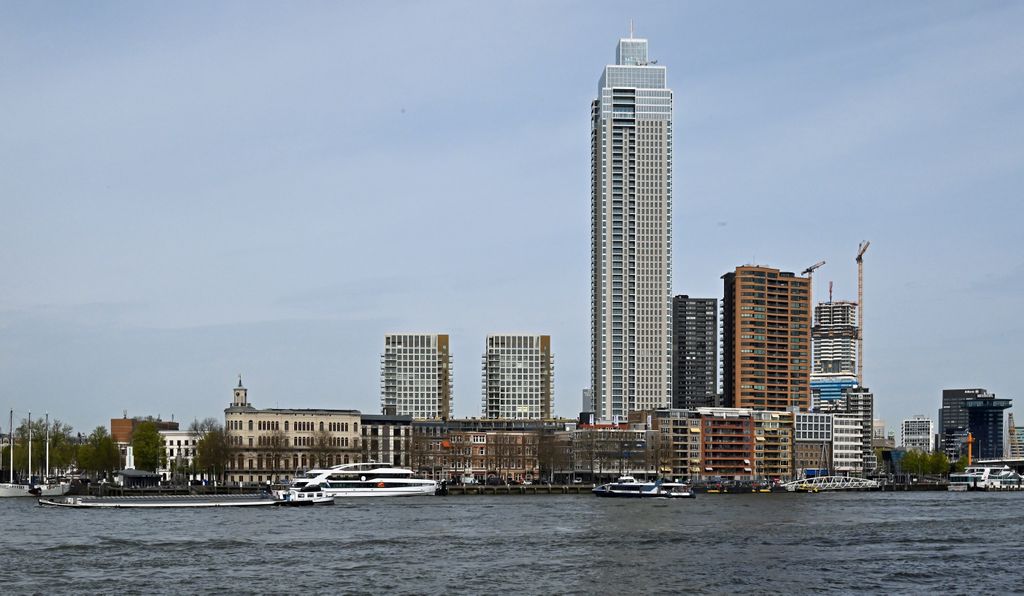 Blick auf Rotterdam / Niederlande