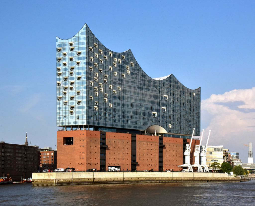 Die Elbphilharmonie in Hamburg