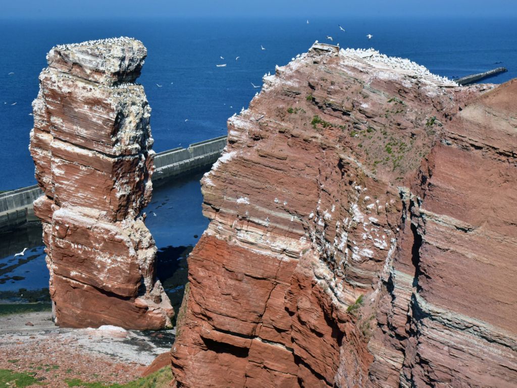 Die „Lange Anna“ auf Helgoland