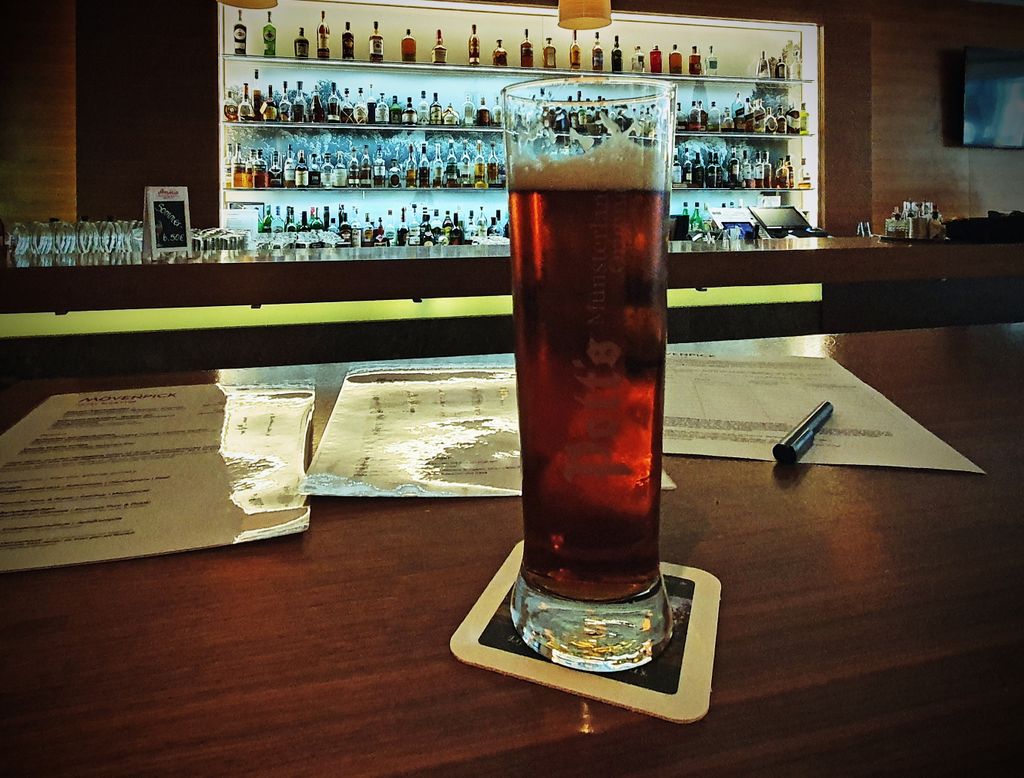 Bier im Hotel Mövenpick in Münster
