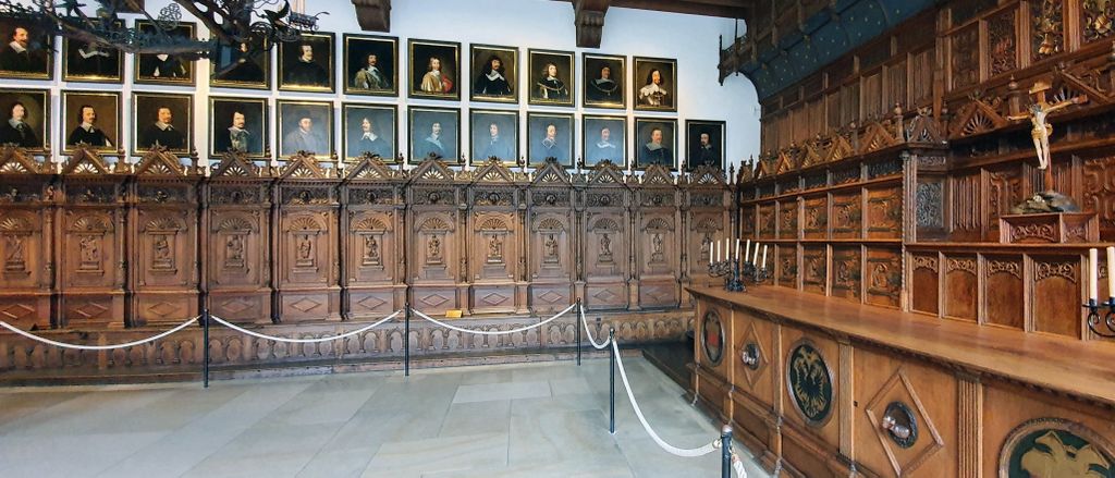 Im historischen Rathaus von Münster