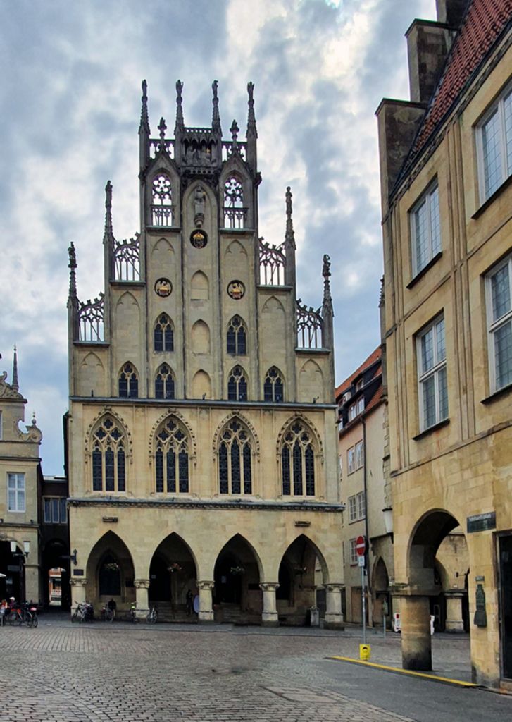 Das historische Rathaus von Münster